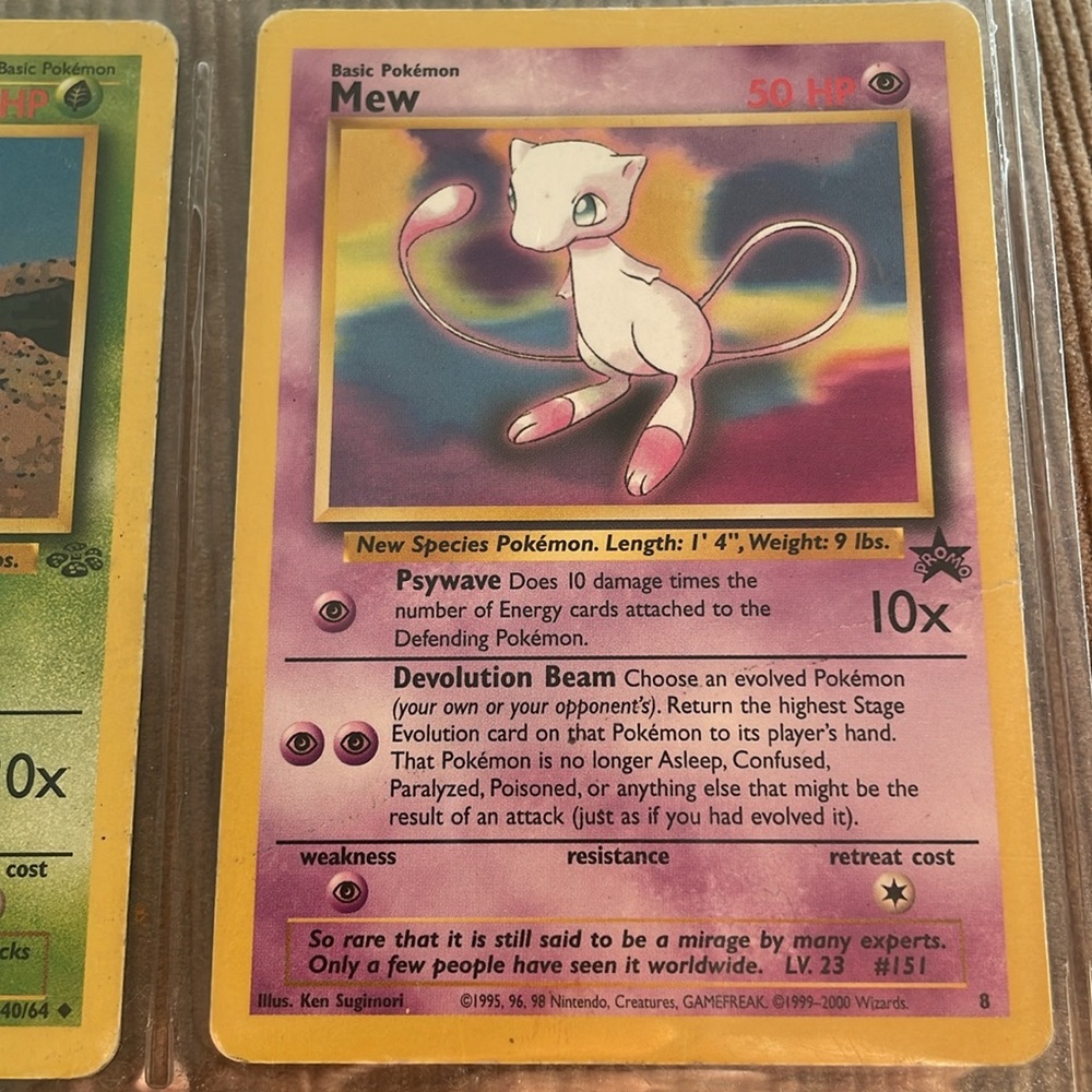 Pokémon MEW LV.23 #151 8 50HP - Picture 3 of 3